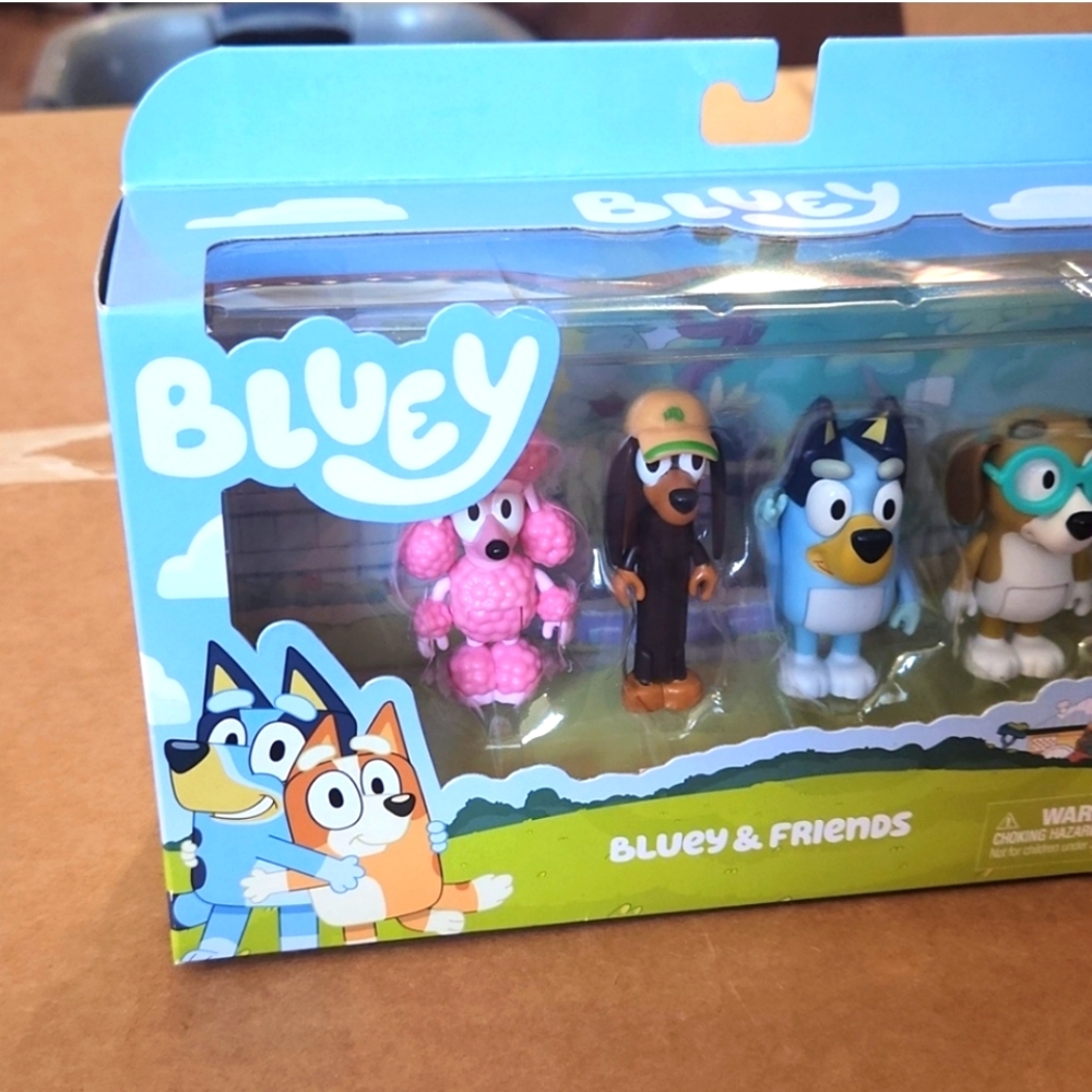 New 4 pack Bluey and Friends snickers coco honey bluey disney